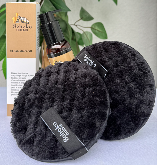 Kit démaquillant Schoko Buems: Une huile démaquillante et 2 Makeup Remover Pads